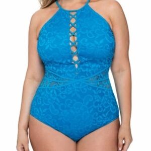 NWT Profile by Gottex Shalimar Lace Swimsuit